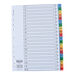 EASTLIGHT A4 Index Divider Multi\-Punched File Organisers  hi\-res