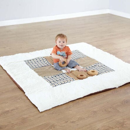 TTS Neutral Textured Baby Mat and Cushions  hi\-res