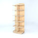 D\-End Cap Library Bookcase In Maple  hi\-res