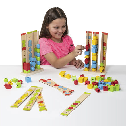 Shape and Colour Sequencing Towers  hi\-res