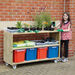 Small Outdoor Mobile Storage Shelving Unit  hi\-res