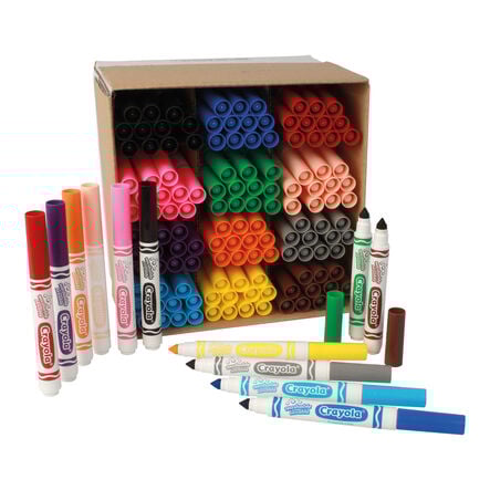 Crayola Washable Colouring Pens Assorted 144pk  hi\-res