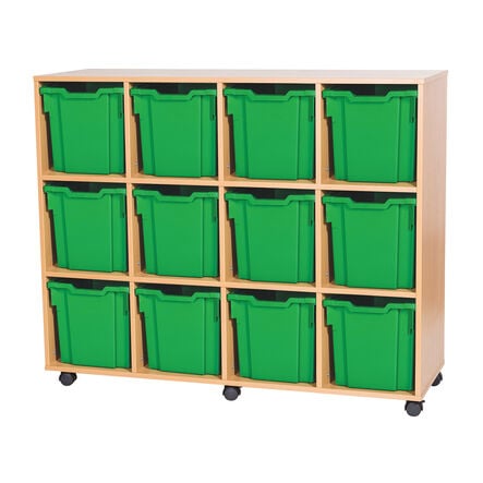 Mobile Quad Tray Storage Unit 12 Jumbo  hi\-res