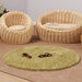 Shaggy Rug Circular 1m Green Green hi\-res