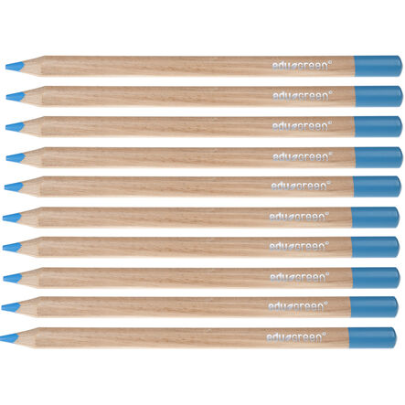 edugreen ECO Triangular Colouring Pencils 10pk  hi\-res