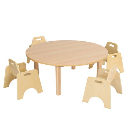 Essentials Table Circular Beech Top 530mm  hi\-res