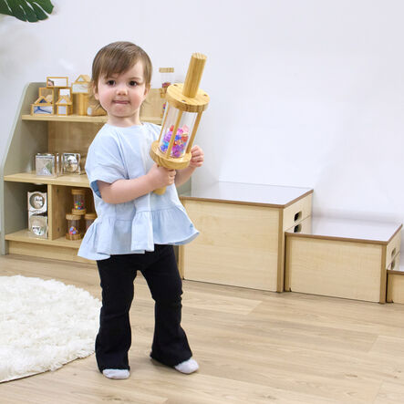 TTS Rolling \x26 Shaking Wooden Treasure Cylinders  hi\-res