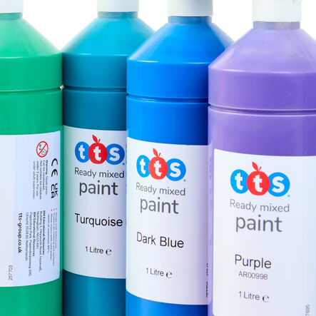 TTS Ready Mixed Paint Assorted 16 x 1l  hi\-res