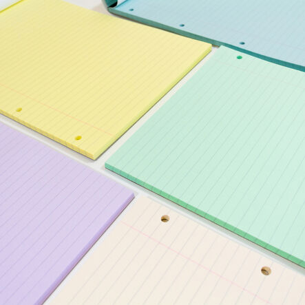 Assorted Toned Paper Refill Pads 5pk  hi\-res