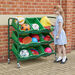 Metal Tilted Tray Trolley with Trays  hi\-res