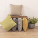 Eco Friendly Plain and Diamond Cushions 4pk  hi\-res