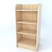 Slimline Library Bookcase In Maple  hi\-res