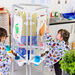 Outdoor Easy Clean Multi\-Panel Acrylic Art Easels  hi\-res