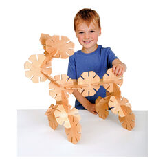 Polydron Wooden Octoplay Construction Set 20pk  Polydron Wooden Octoplay Construction Set 20pk  hi-res