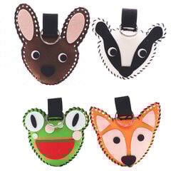 Felt Animal Keyring Craft Class Pack  hi-res