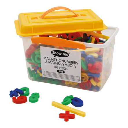 Coloured Magnetic Numbers Classpack 286pcs  hi\-res