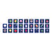 Blue Mini Alphabet Placemats 26pk  hi\-res