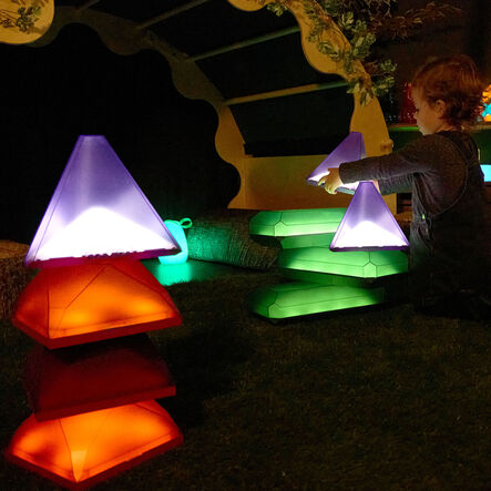 TTS Loose Parts Glow Jewelled Shapes Range  hi\-res