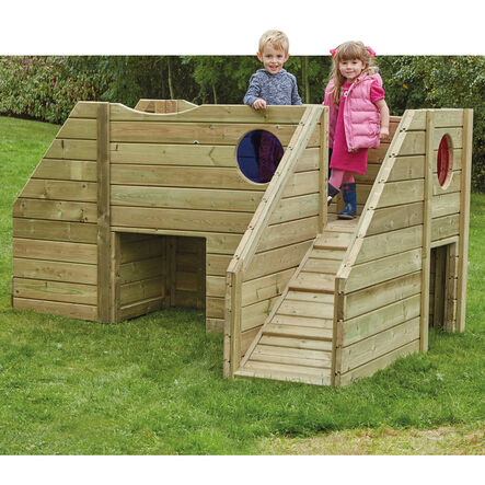 Outdoor Explore and Climb Wooden Unit  hi\-res
