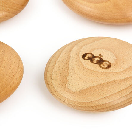 TTS Sensory Wooden Jewel Pebbles 12pk  hi\-res