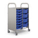 Callero Trolley 8 Shallow 4 Deep Trays  hi\-res