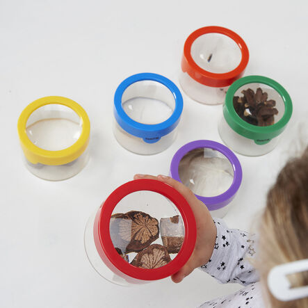 Rainbow Magnification Viewer Pots  hi\-res