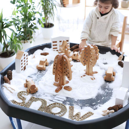 TTS Small World Wooden Tiny Town \x26 Houses Bundle  hi\-res