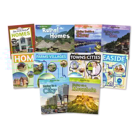 Where We Live Books 10pk  hi\-res