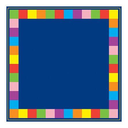 Rainbow Edge Classroom Carpet 3m x 3m  hi\-res
