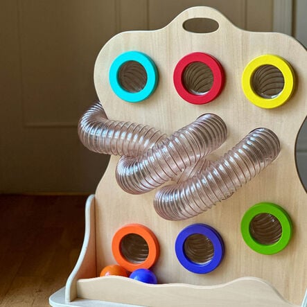 Learn Well Wooden Twist \x26 Turn Tubie Posting Tower  hi\-res
