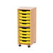 Mobile Single Tray Storage Unit 10 Trays  hi\-res