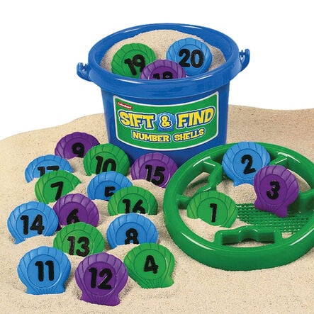 Sift and Find Number Shells 20pk  hi\-res