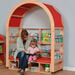 Arched Bookcase Storage and Seating  hi\-res
