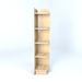 Right Hand Library End Bookcase In Maple  hi\-res