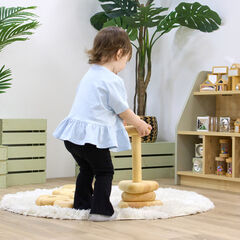 TTS Giant Wooden Stacking Tower Pyramids Triangle  hi-res