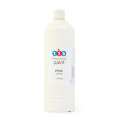 TTS Ready Mixed Paint 1L White White hi-res