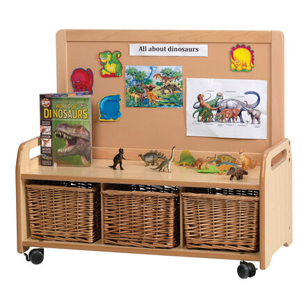 Millhouse Low Storage Unit W\/ Display Board  hi\-res