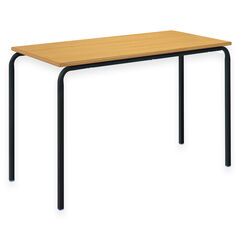 MDF Edge Crushbent Rectangle Table 120x60cm  MDF Edge Crushbent Rectangle Table 120x60cm  hi-res