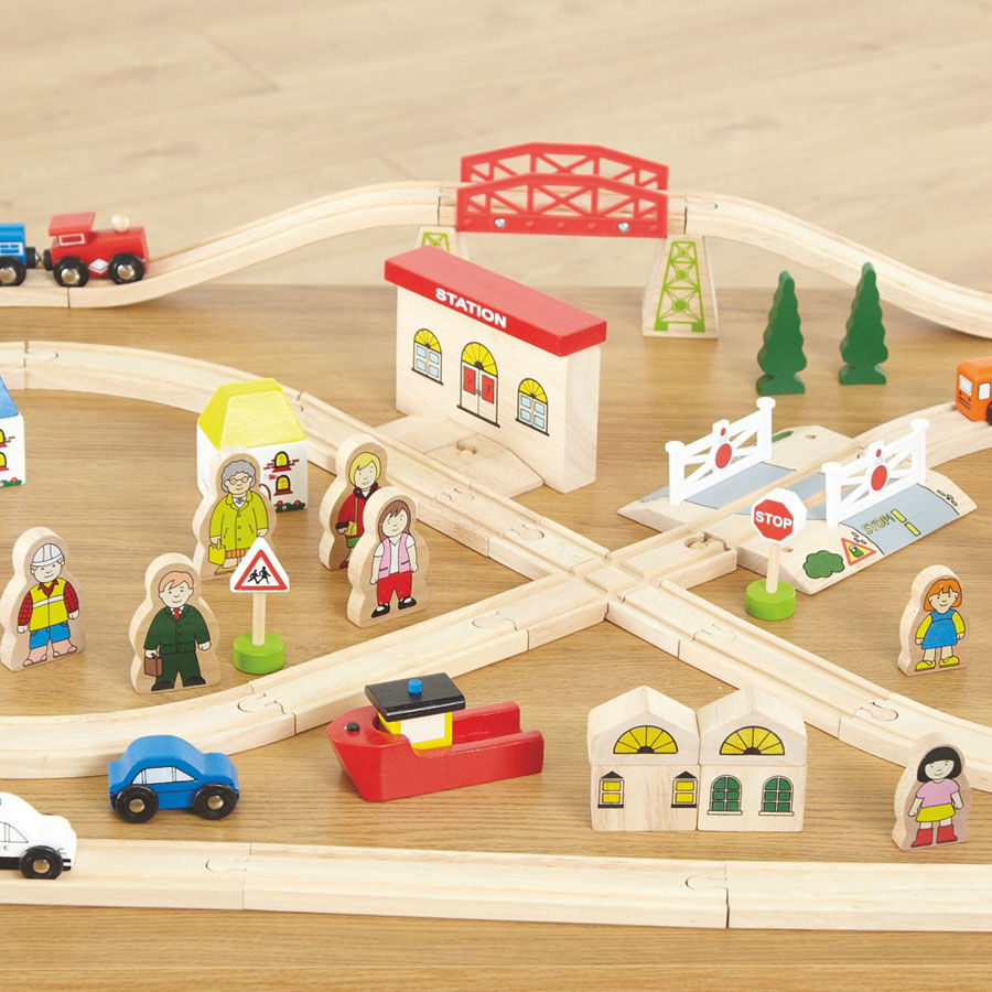 Small World Town and Country Train Set