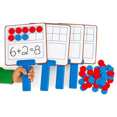 Ten Frame Magnetic Answer Boards & Counters 4pk  Ten Frame Magnetic Answer Boards & Counters 4pk  hi-res