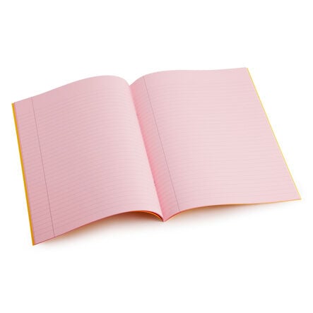 Tinted Lined Exercise books A4  Rose  hi\-res