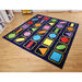 Geometric Shapes Square Placement Carpet 3 x 3m  hi\-res