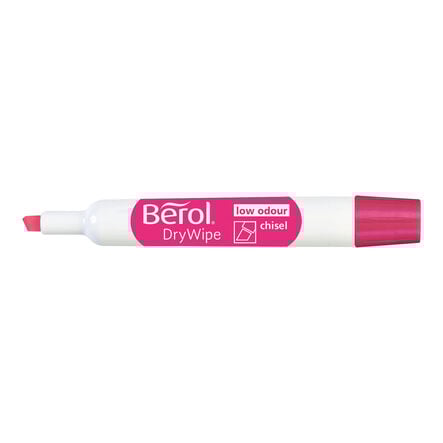 Berol® Drywipe Markers Chisel Tip Assorted Colours 48pk  hi\-res