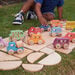 Small World Rainbow Wooden Vehicles Set 12pk  hi\-res