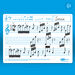 Music Stave Whiteboard Class Set 105 Pieces  hi\-res