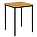 Welded Black Frame Square Tables 60x60cm  hi\-res