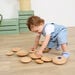 TTS Sensory Wooden Jewel Pebbles 12pk  hi\-res