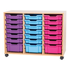 Mobile Triple Column 21 Tray Unit  hi-res