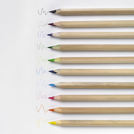 TTS Chunky Natural Triangular Colouring Pencils  hi\-res