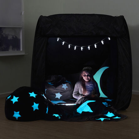 TTS Glow in the Dark Bean Bag Black Black hi\-res
